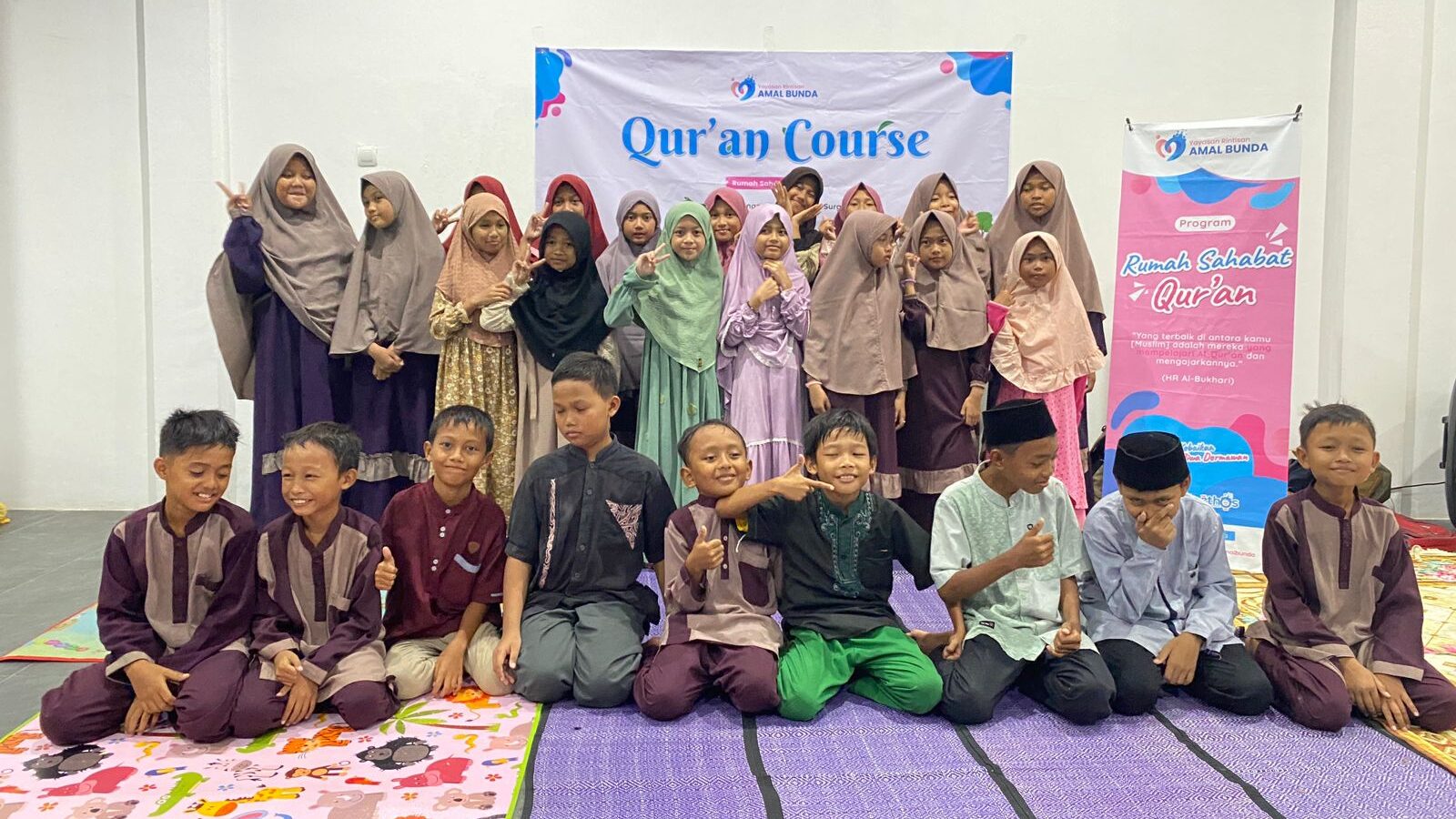 Jelang Wisuda Santri Yayasan Amal Bunda Gelar Quran Course