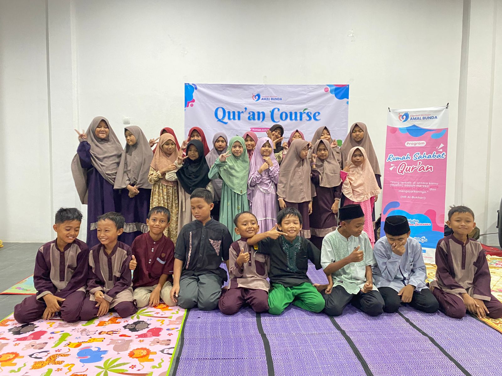 Jelang Wisuda Santri Yayasan Amal Bunda Gelar Quran Course