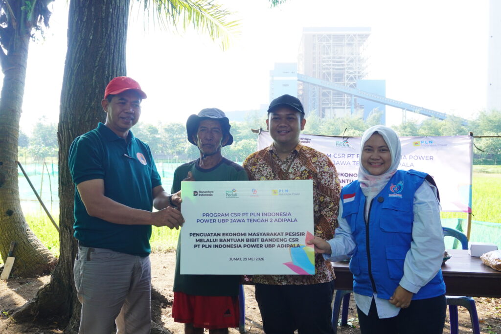 Perkuat Ketahanan Ekonomi Pesisir, PLN Indonesia Power Gandeng LAZ Amal Bunda Bantu Petani Tambak Bunton