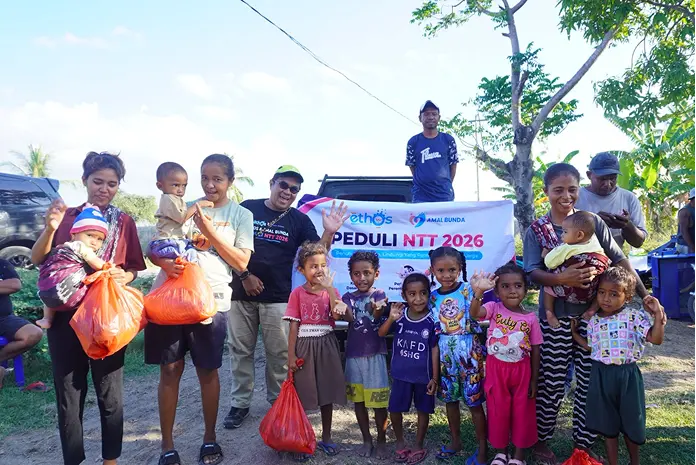 335 Paket Sayur hingga Water Tank, Respons Ethos dan Amal Bunda Menyasar Kebutuhan Warga Nagekeo